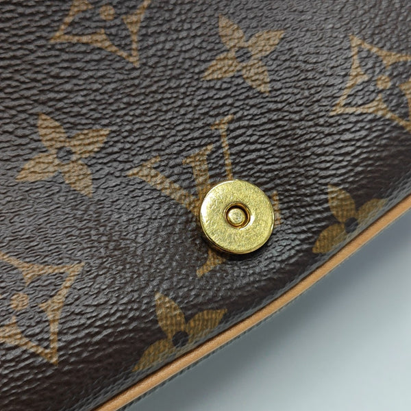 DIANE Monogram Coated Canvas Brown