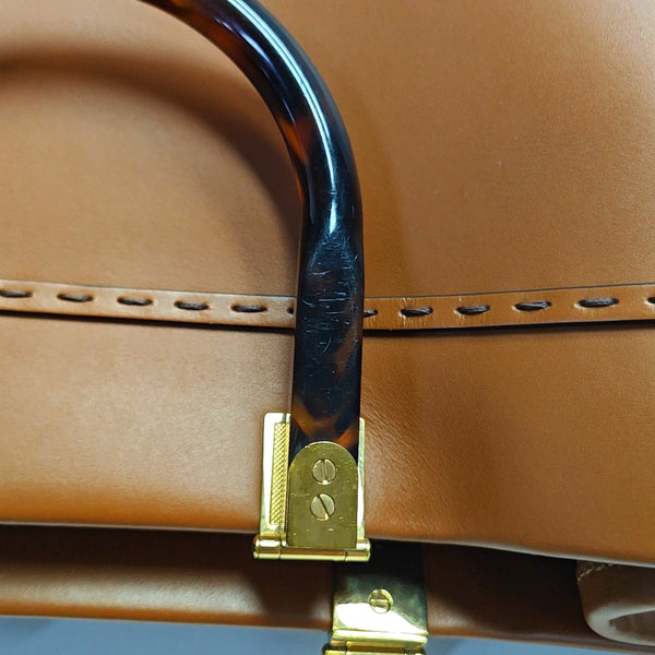 Authenticated pre-owned  Sunshine Medium Calfskin Brown - Tote Bag at Looply