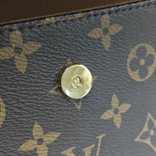 IVY Monogram Coated Canvas Brown