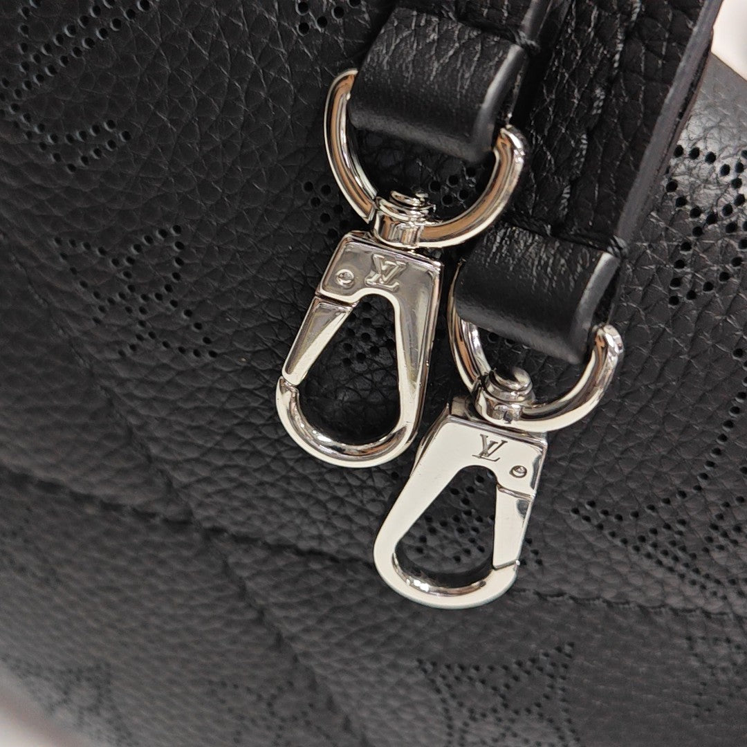 BELLA Monogram Calfskin Black