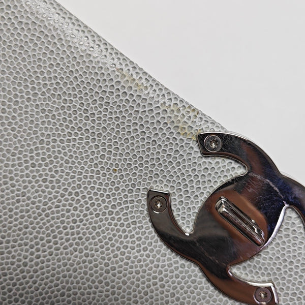 Grained Calfskin Shoulder Bag Green