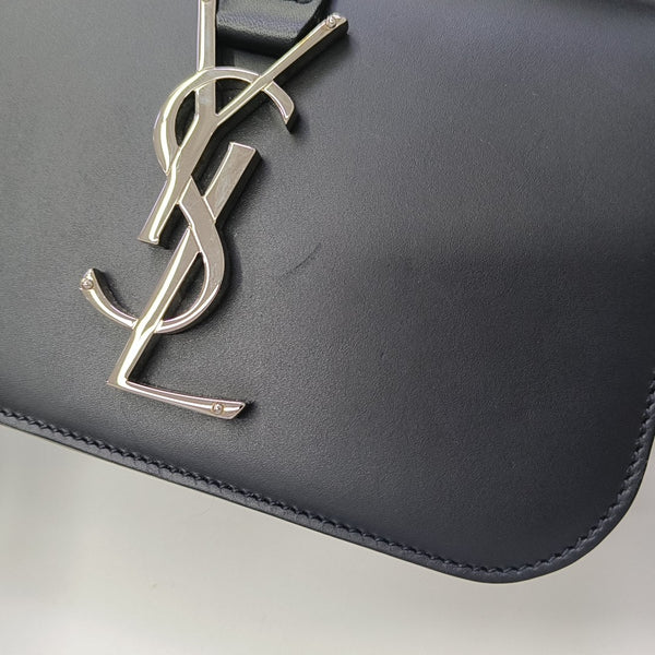 Calfskin Shoulder Bag Black