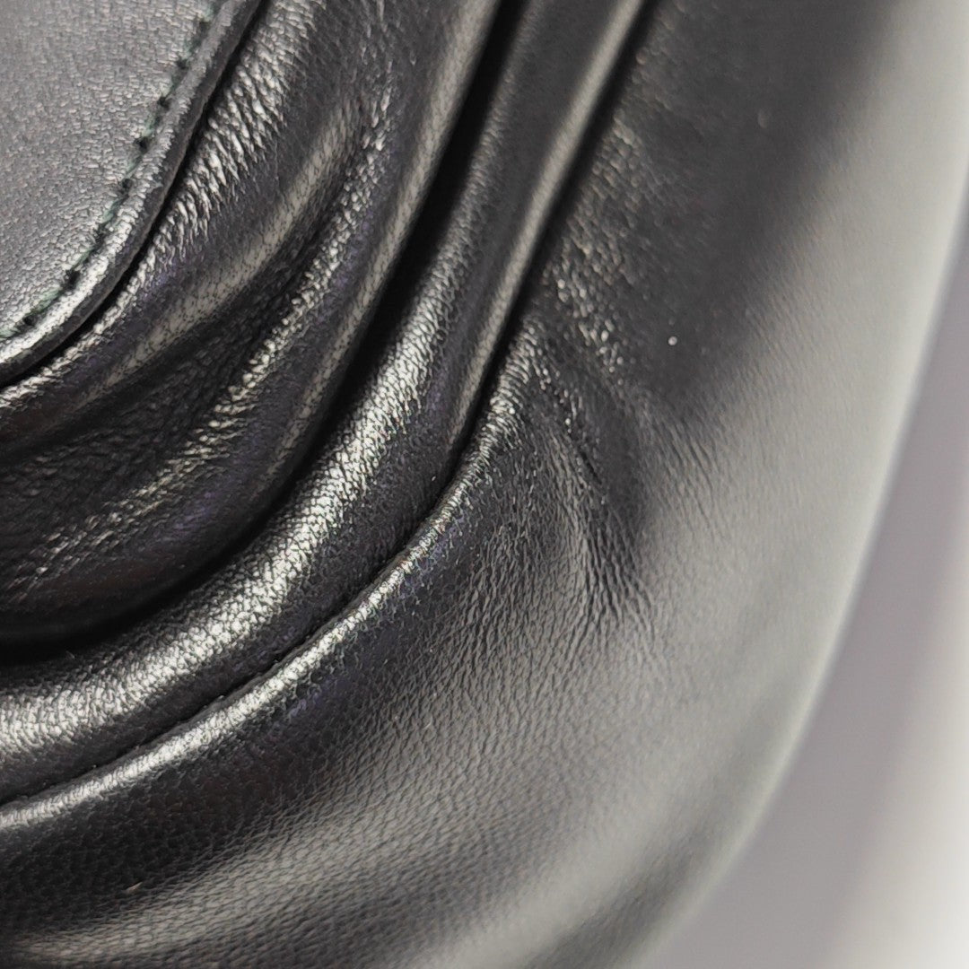 Lambskin Shoulder Bag Black