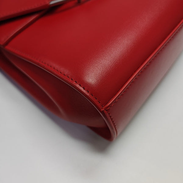 The Clip Calfskin Red