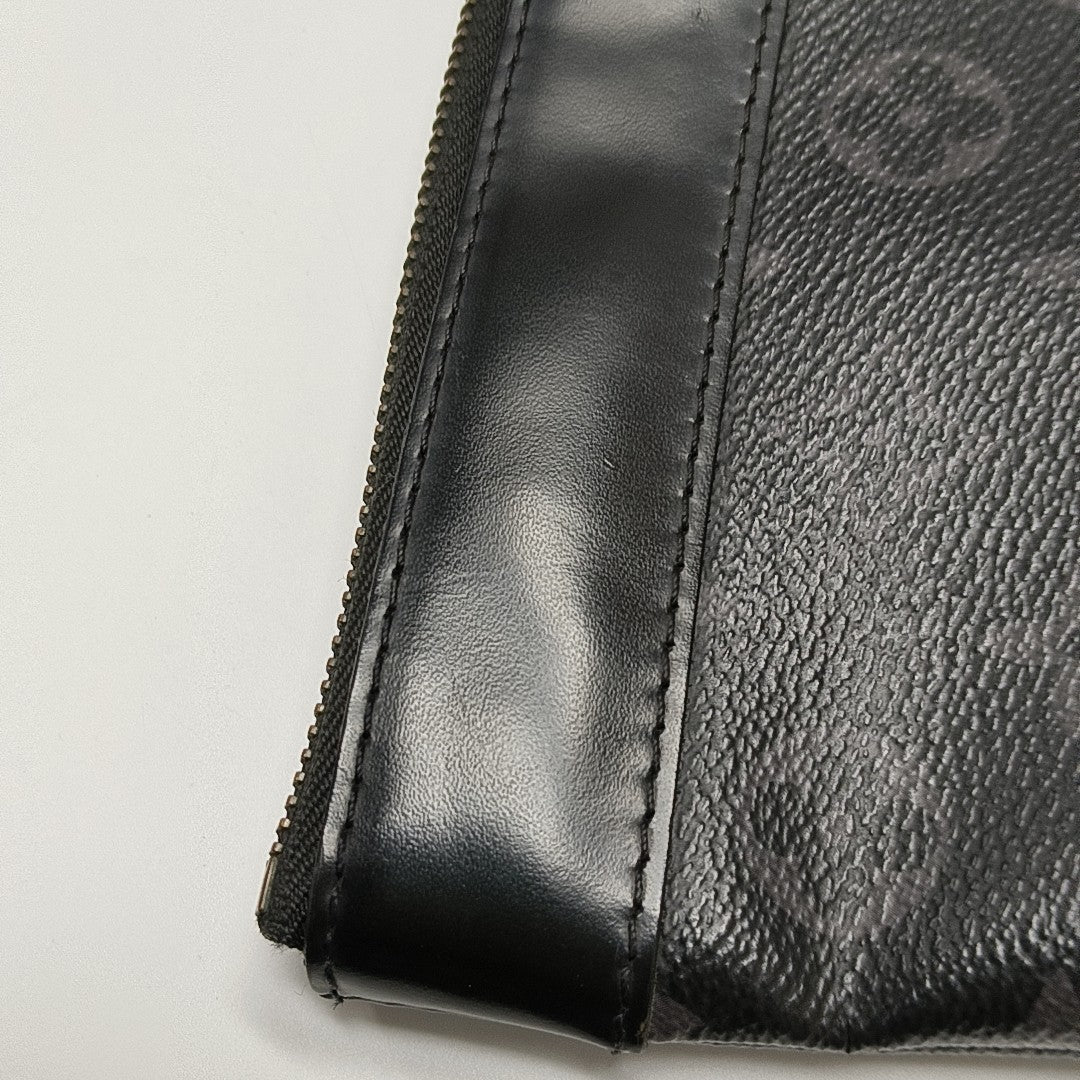DISCOVERY Monogram Coated Canvas Gray
