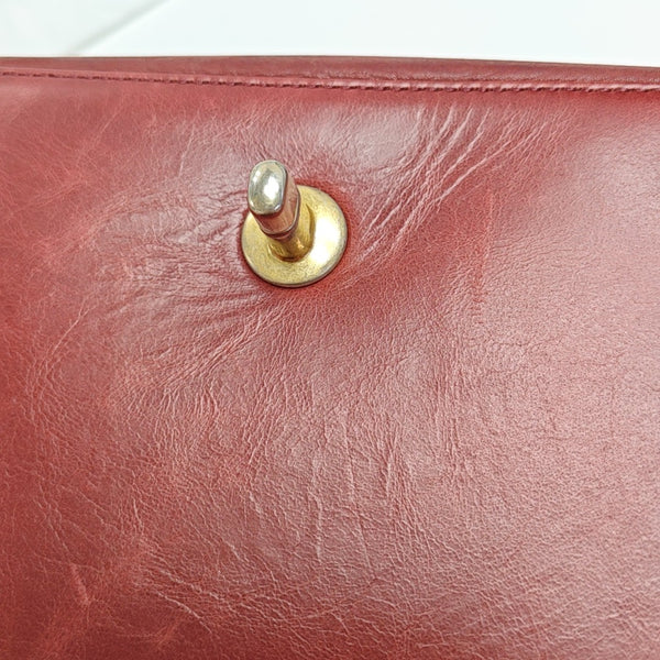 Quilted Calfskin Shoulder Bag Red
