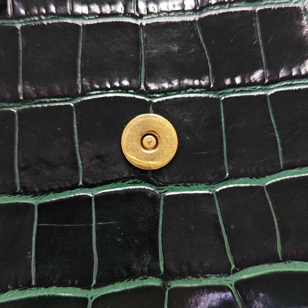 Hourglass S Calfskin Green
