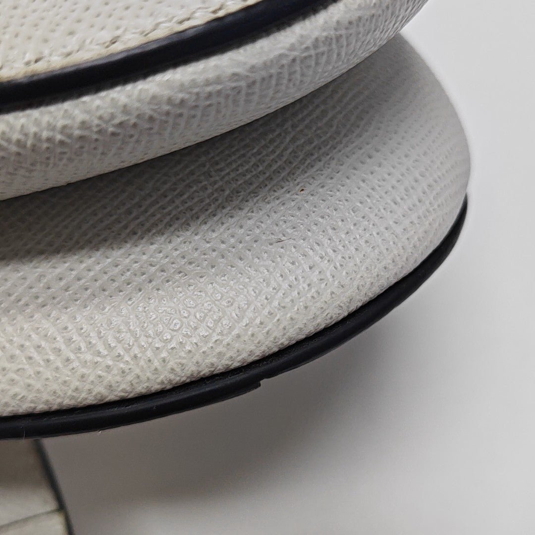 Saddle Mini Calfskin White