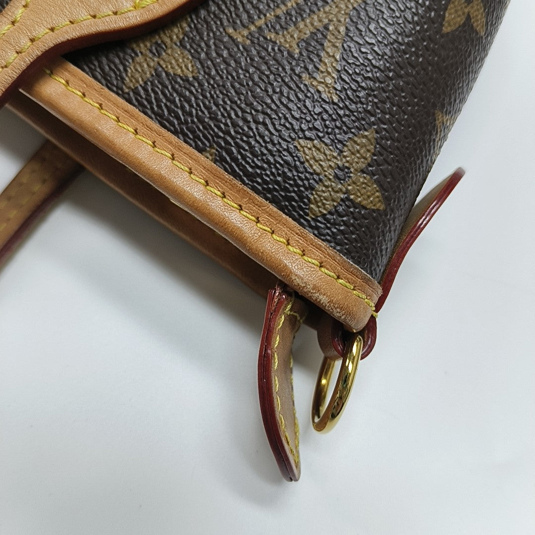 NEVERFULL BB Monogram Coated Canvas Brown