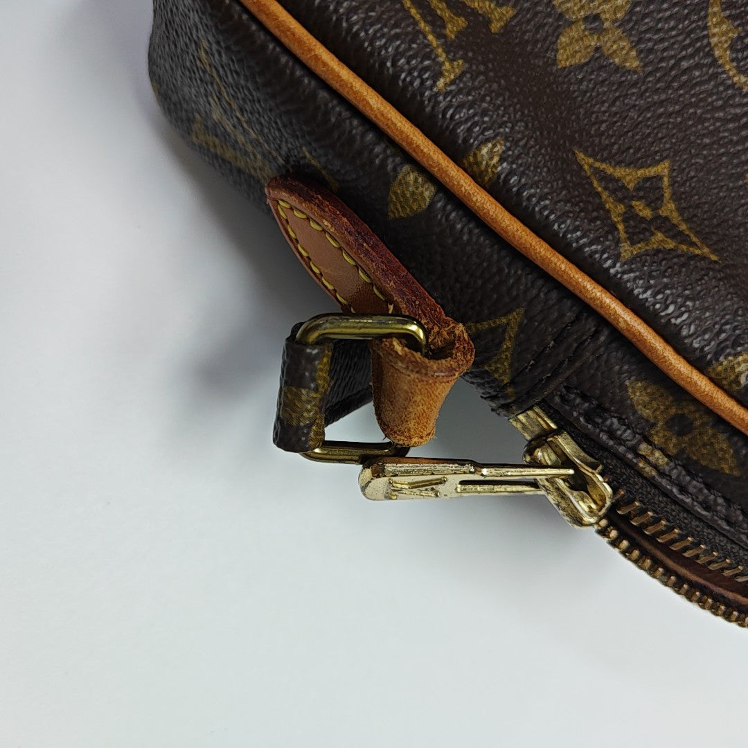 AMAZON Monogram Coated Canvas Brown
