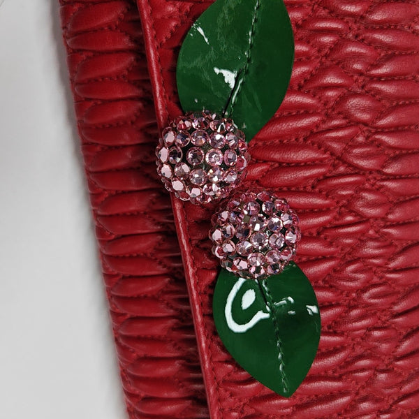 Quilted Lambskin Red