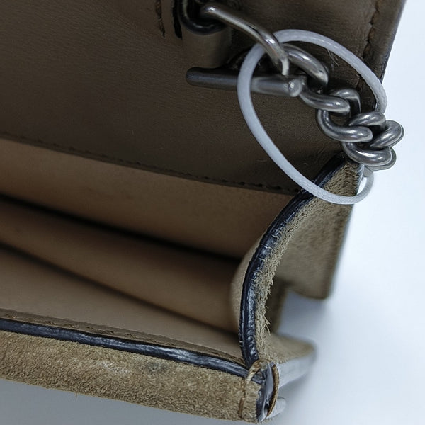 Dionysus Super Mini Monogram Coated Canvas Beige