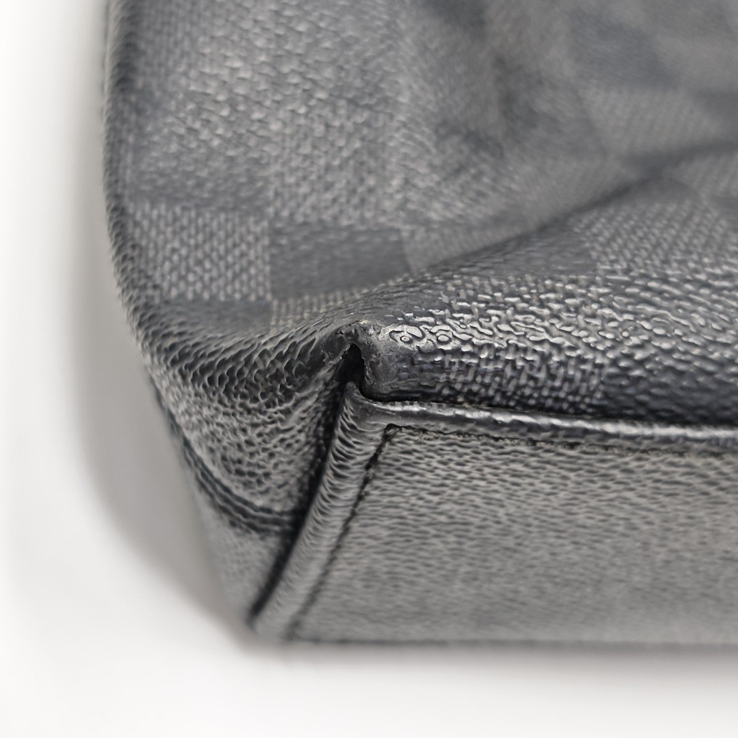 PORTE-DOCUMENTS Damier Graphite Coated Canvas Gray