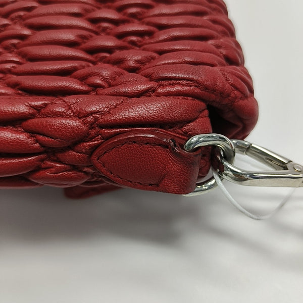 Crystal Quilted Lambskin Red