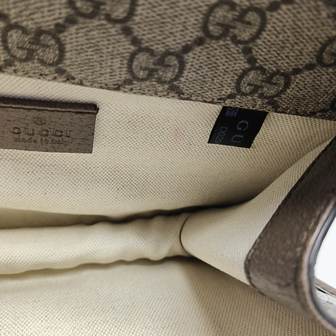 Neo Vintage Small Monogram Coated Canvas Beige