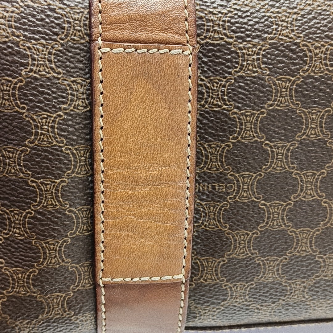 MACADAM BOSTON Coated Canvas Brown