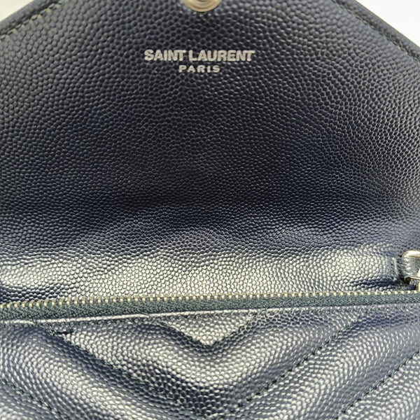 MONOGRAM Chevron Calfskin Blue