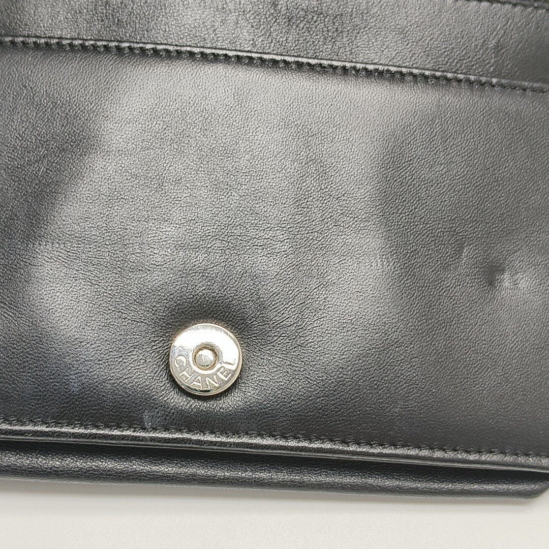 BOY CHANEL Mini Quilted Lambskin Black