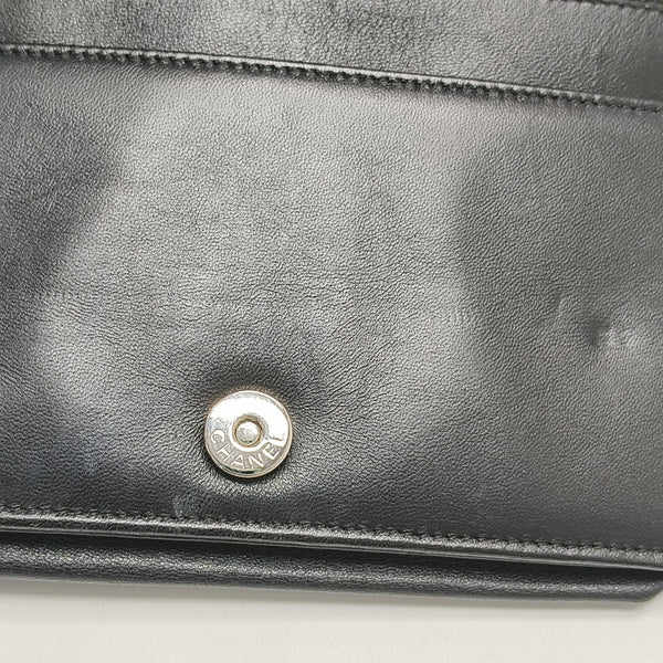 BOY CHANEL Mini Quilted Lambskin Black