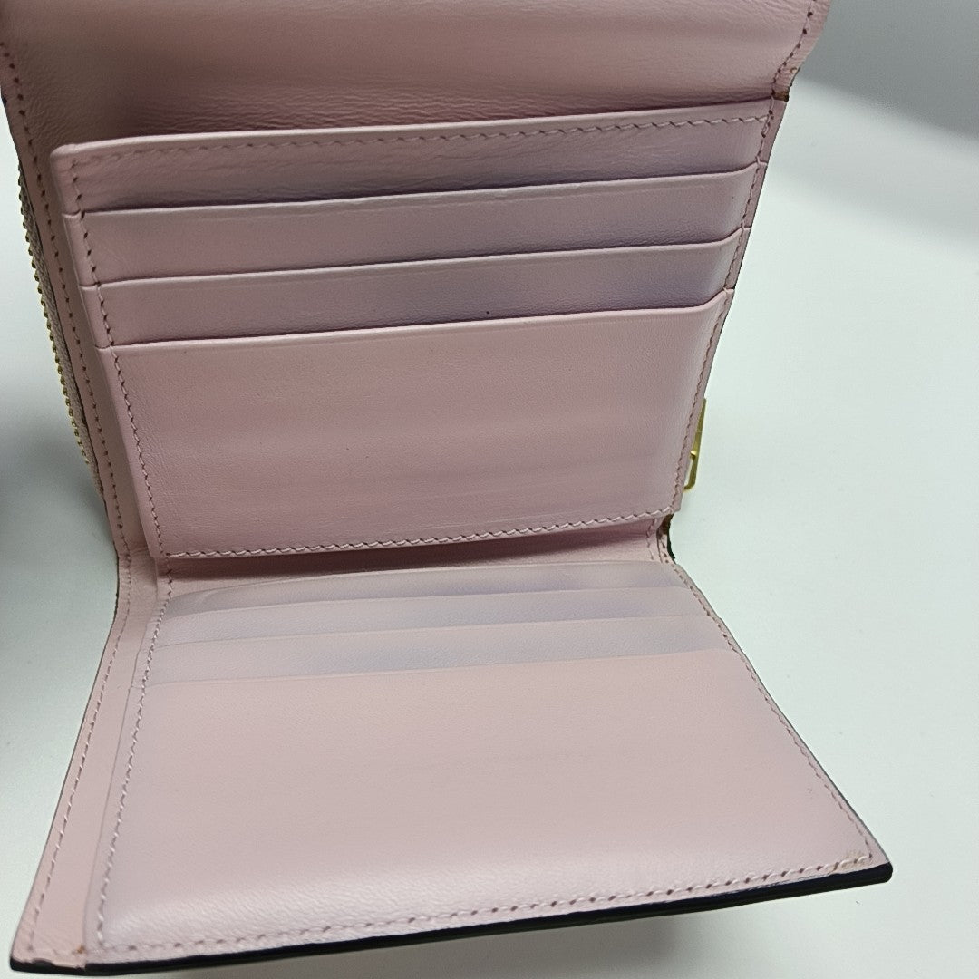 Monogram Lambskin Wallet Pink