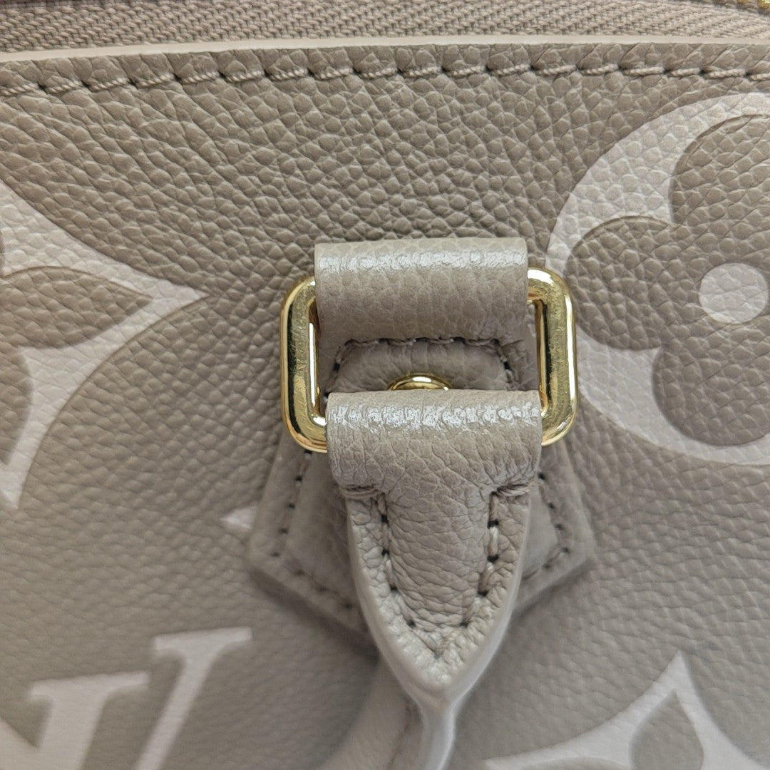 SPEEDY 20 Monogram Calfskin Gray