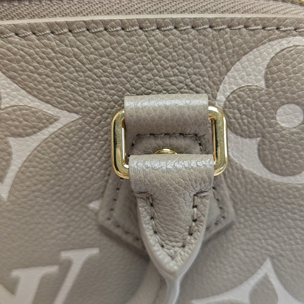 SPEEDY 20 Monogram Calfskin Gray