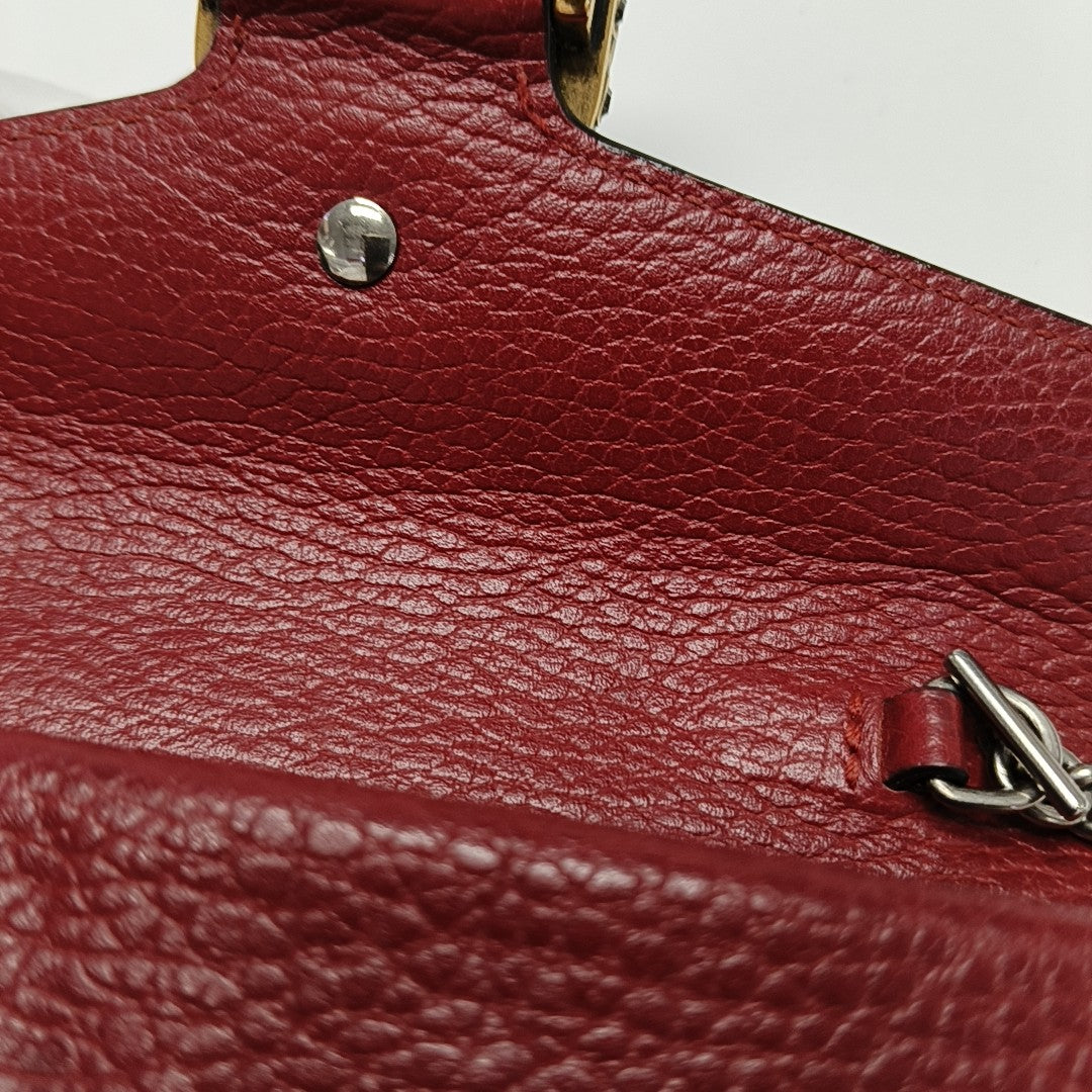 Dionysus Super Mini Calfskin Red