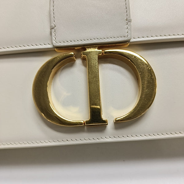 30 Montaigne Calfskin White