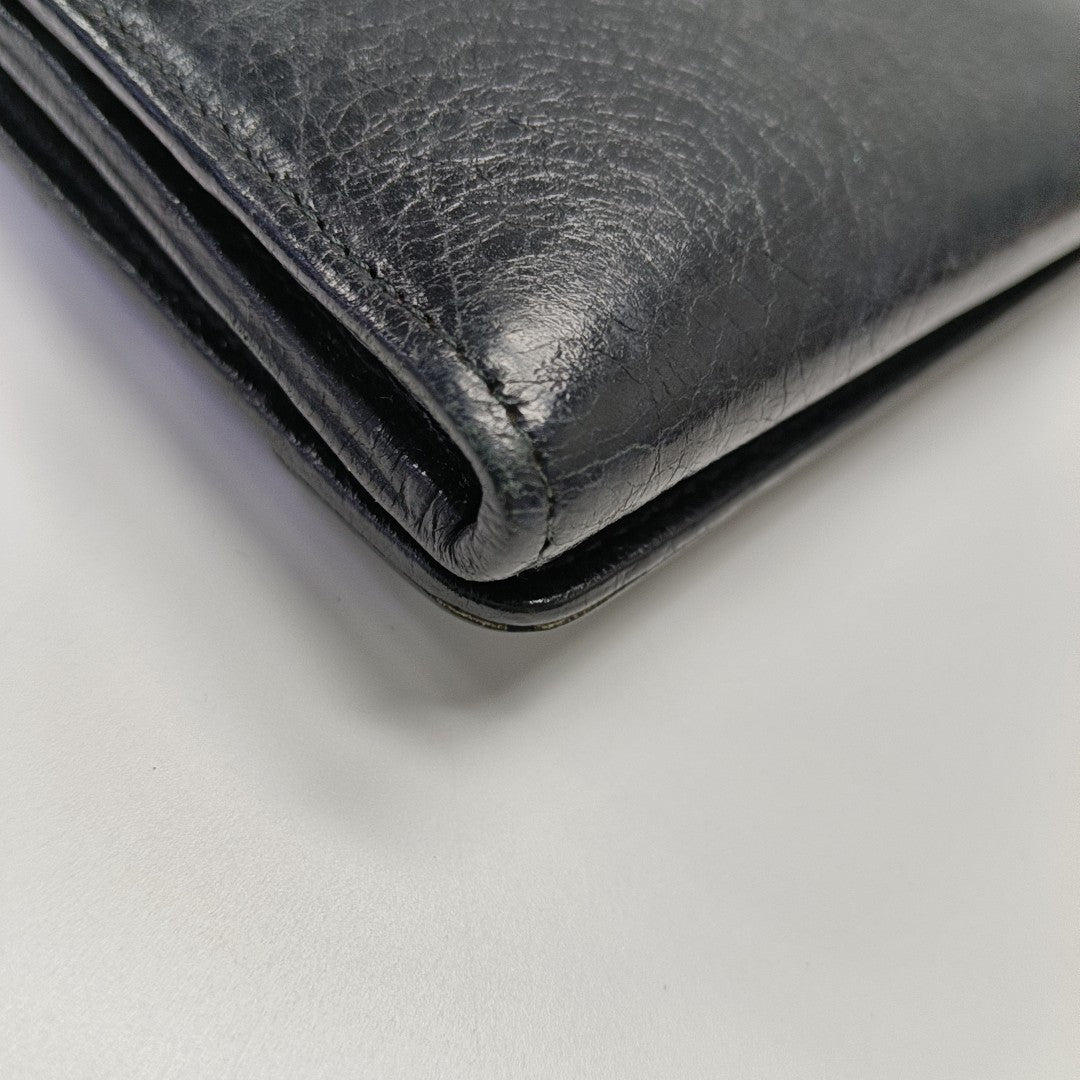 Classic City Lambskin Black Wallet