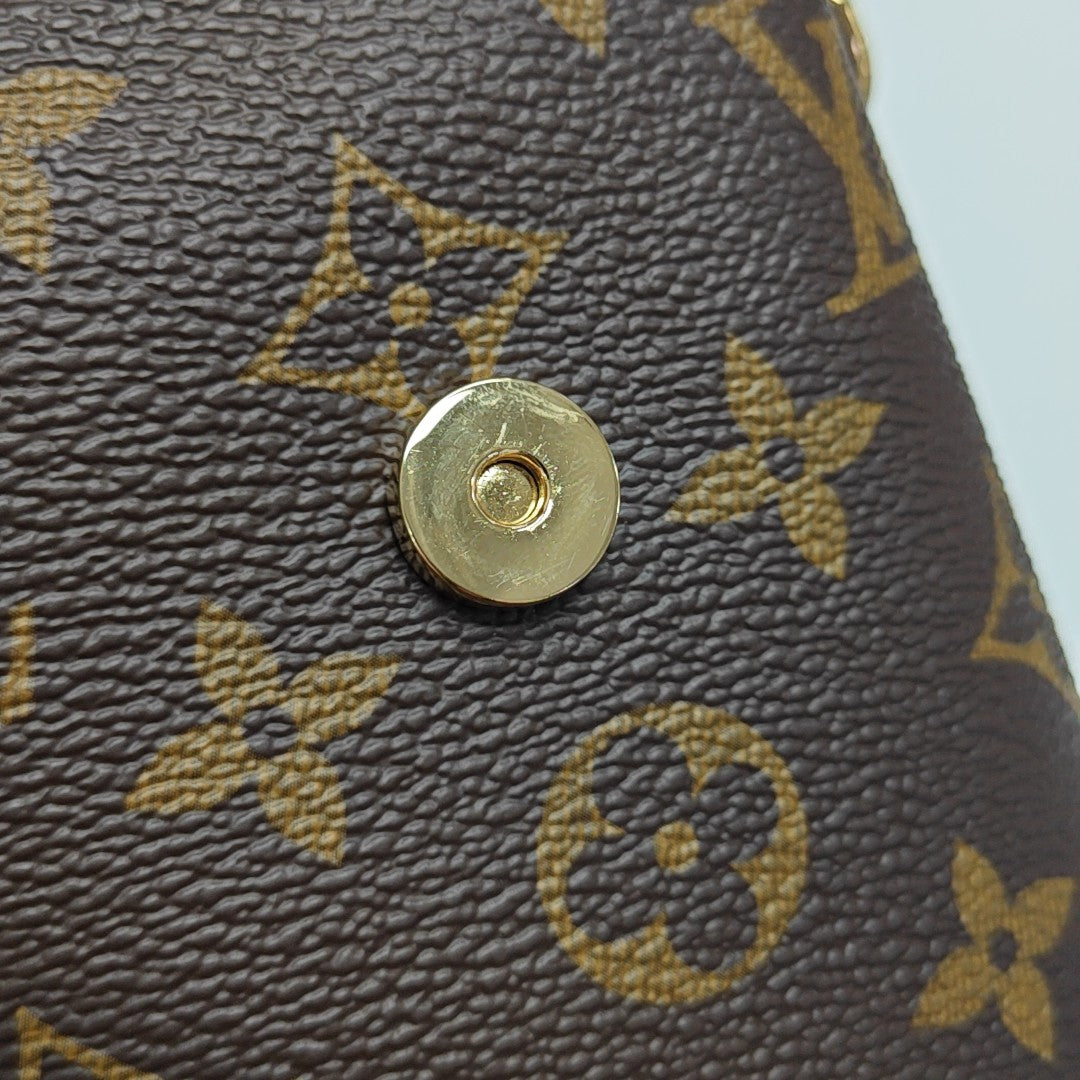 FOLD ME Monogram Coated Canvas Brown