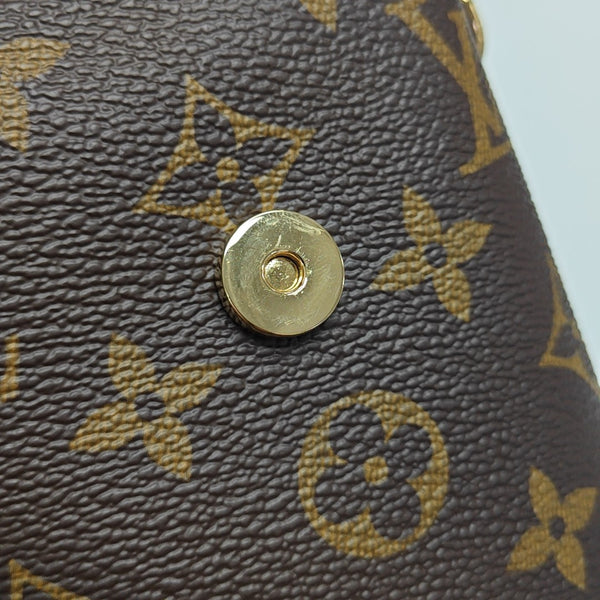 FOLD ME Monogram Coated Canvas Brown
