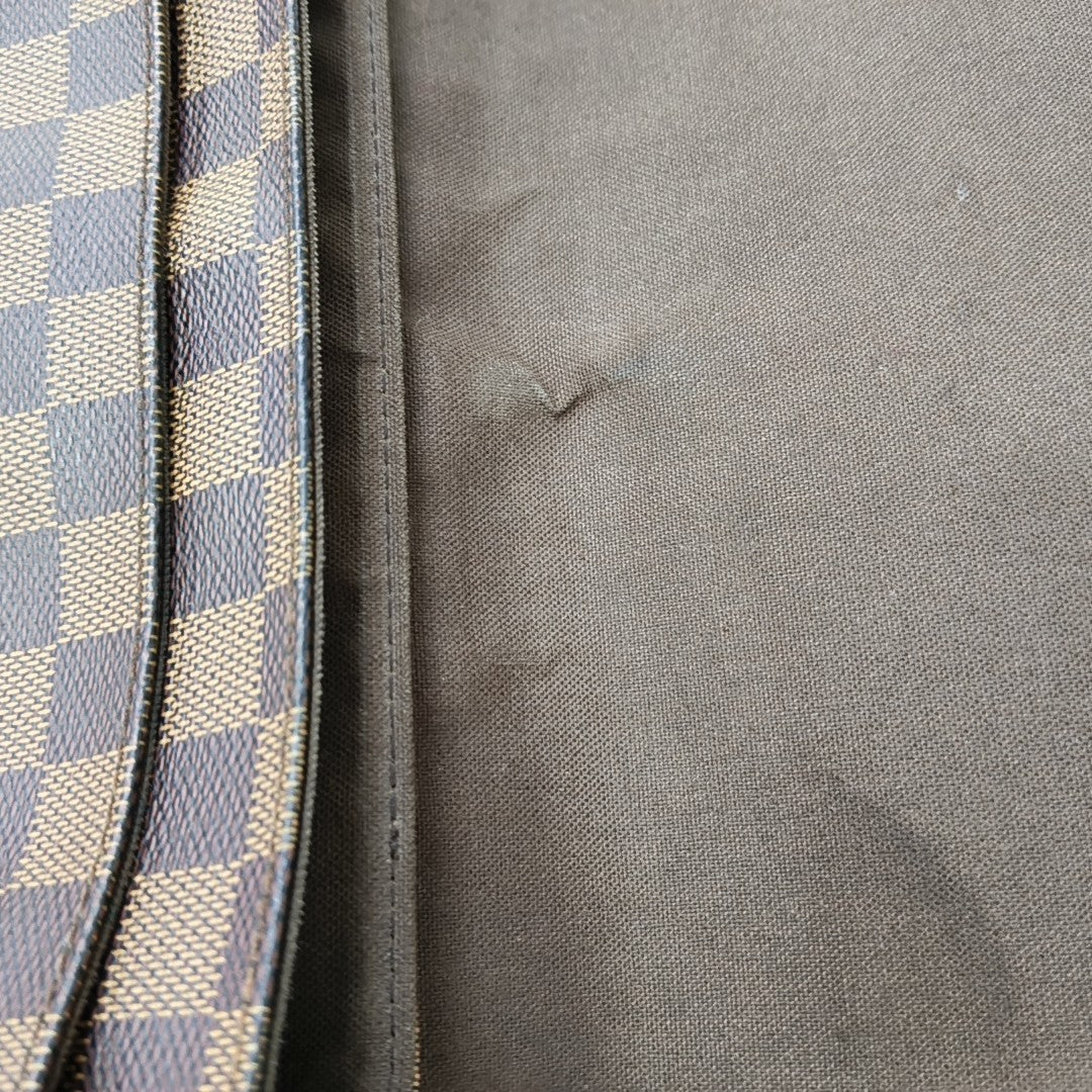 BROOKLYN Damier Ebene Coated Canvas Brown