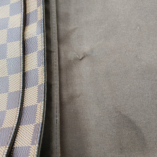 BROOKLYN Damier Ebene Coated Canvas Brown