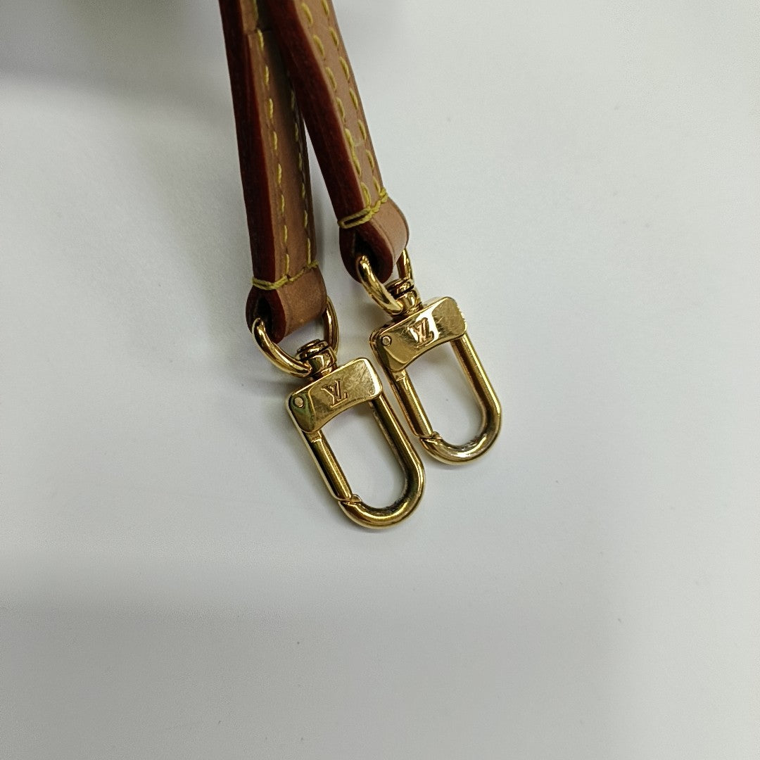 SAC PLAT Mini Monogram Coated Canvas Brown