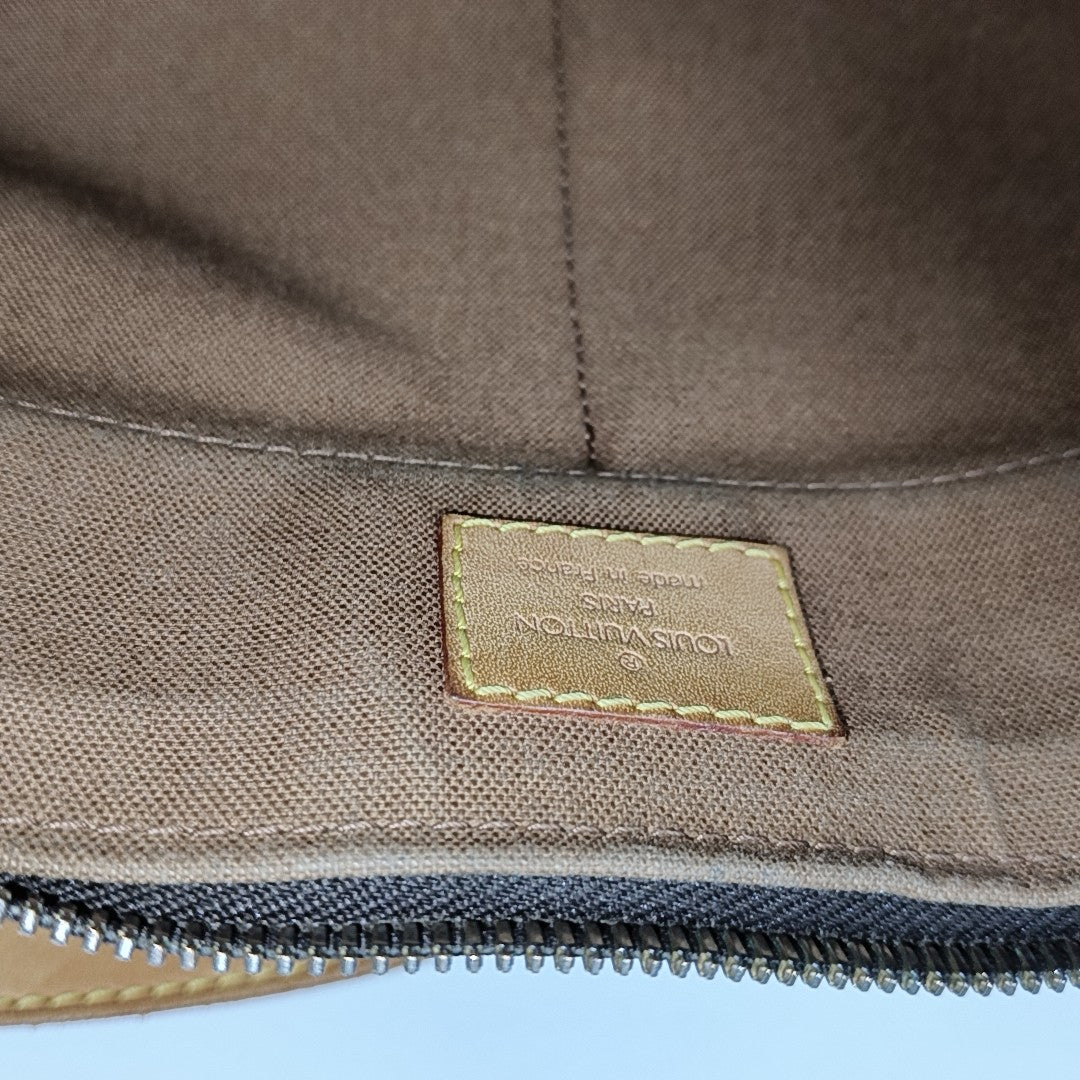 POPINCOURT Monogram Coated Canvas Brown