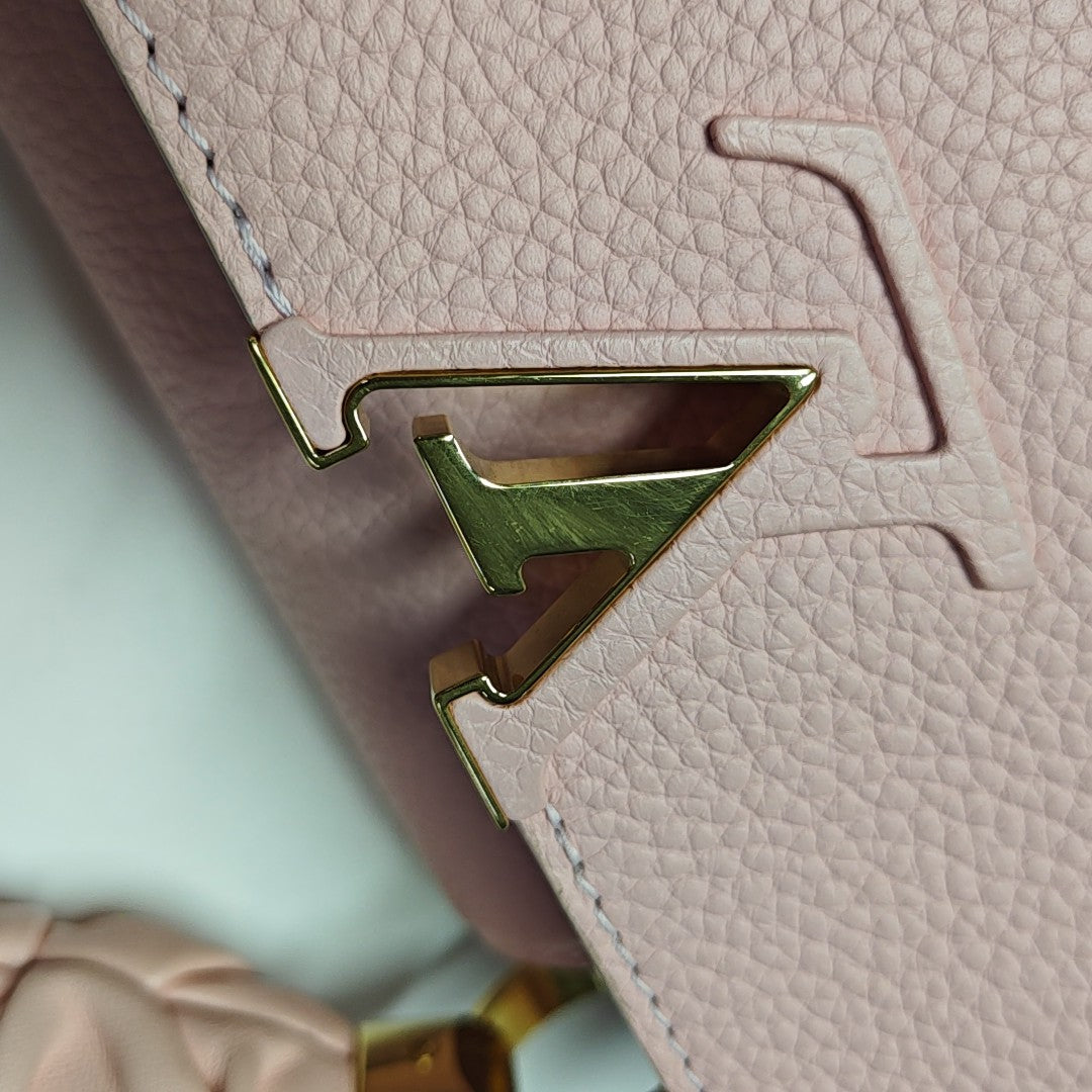CAPUCINES BB Calfskin Pink