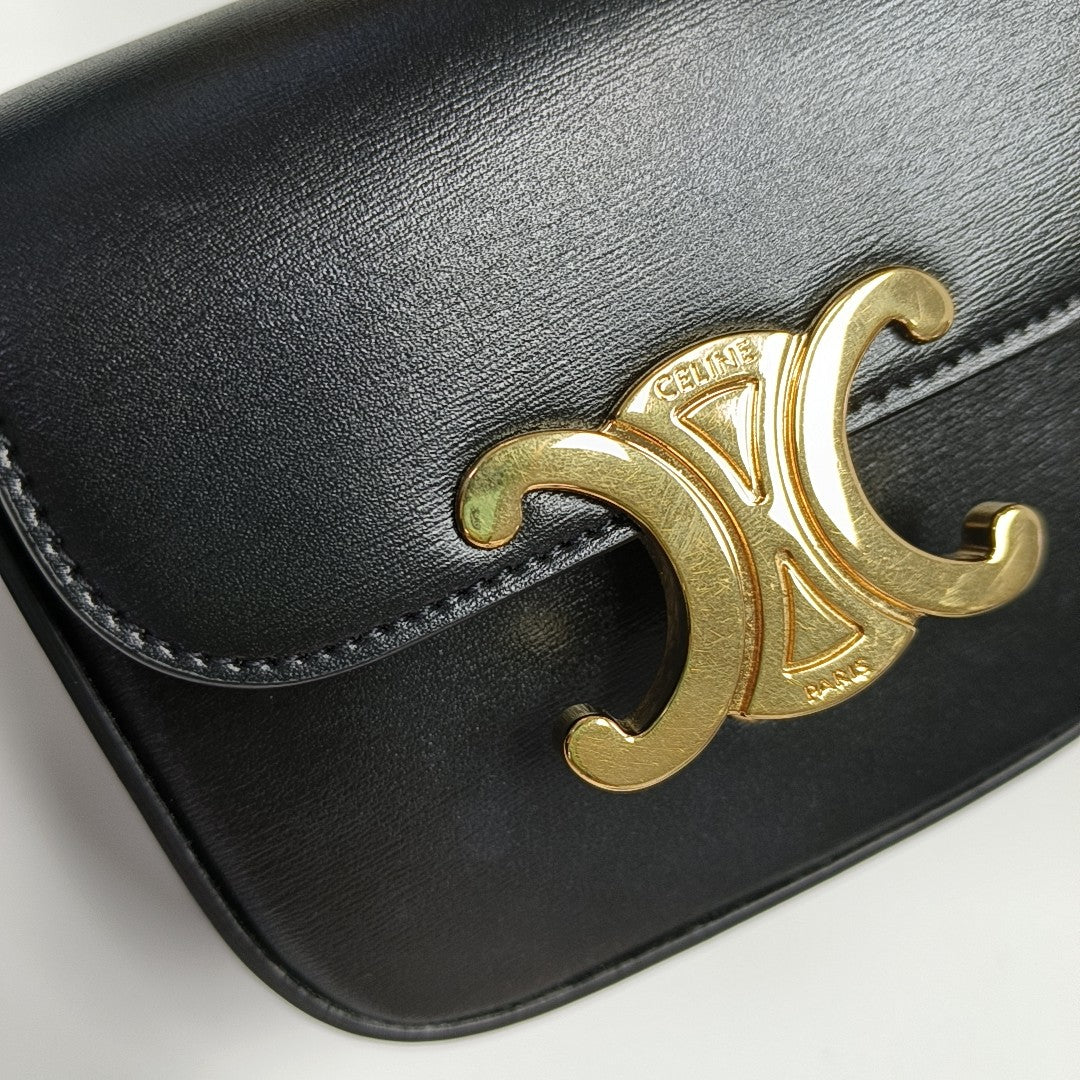TRIOMPHE Mini Calfskin Black