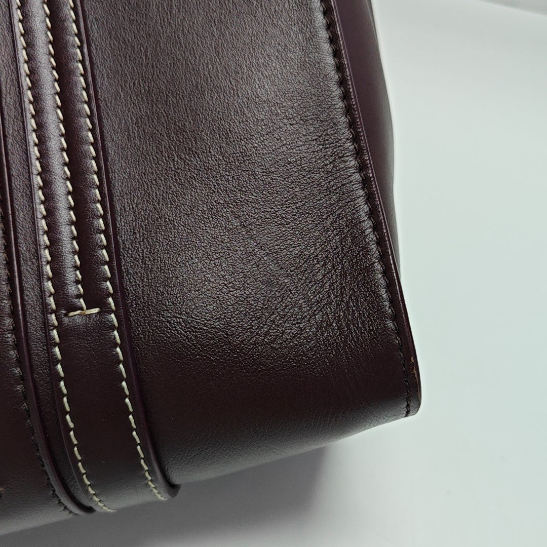 Woody Large Calfskin Red