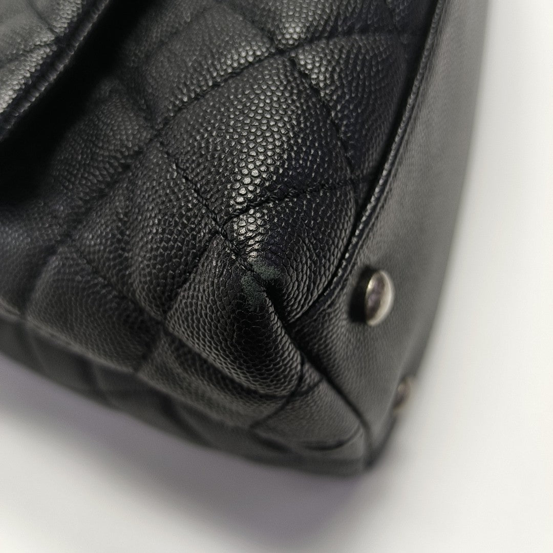 COCO HANDLE Medium Quilted Grained Calfskin Multicolor