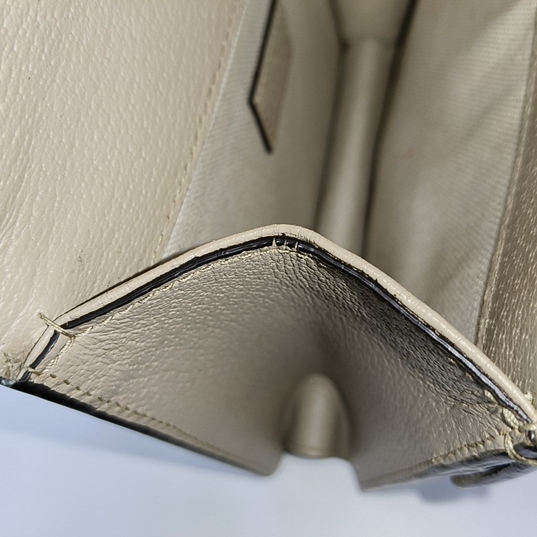 Dionysus Mini Monogram Coated Canvas Beige
