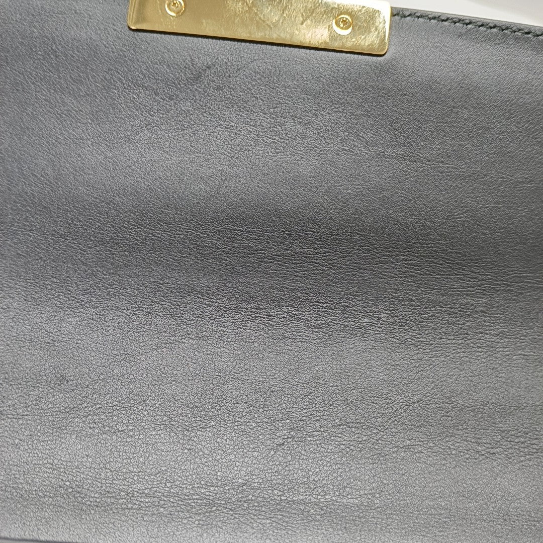 Padlock Small Monogram Coated Canvas Beige