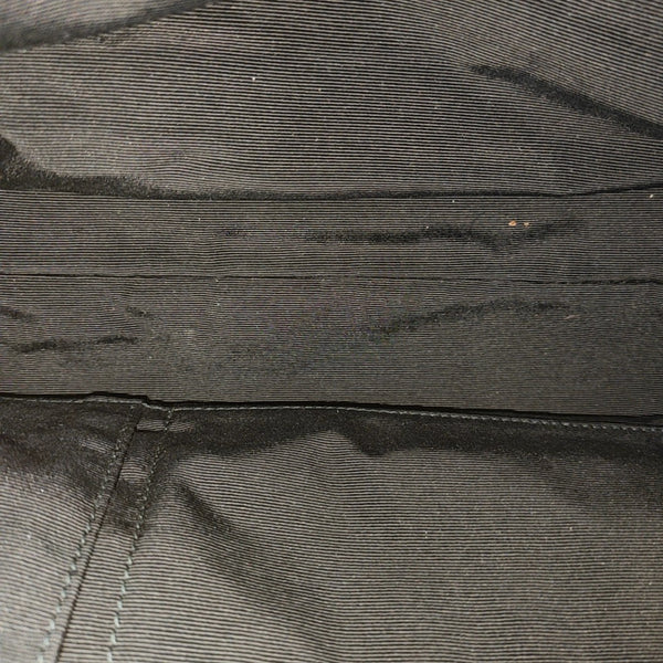 Calfskin Top Handle Bag Black