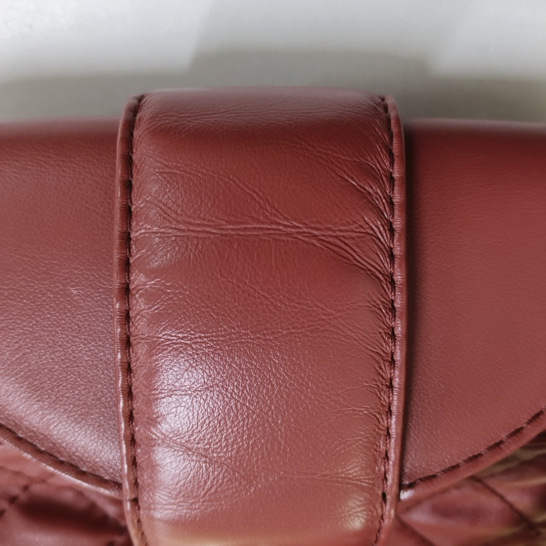Quilted Calfskin Red
