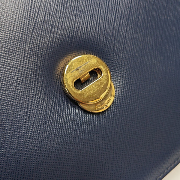 Ginny Calfskin Blue