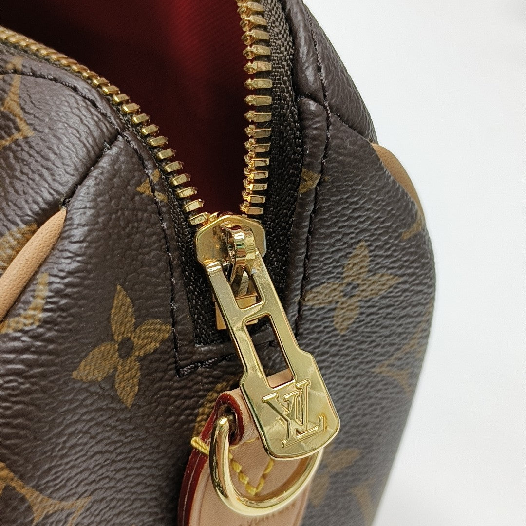 SPEEDY 20 Monogram Coated Canvas Brown