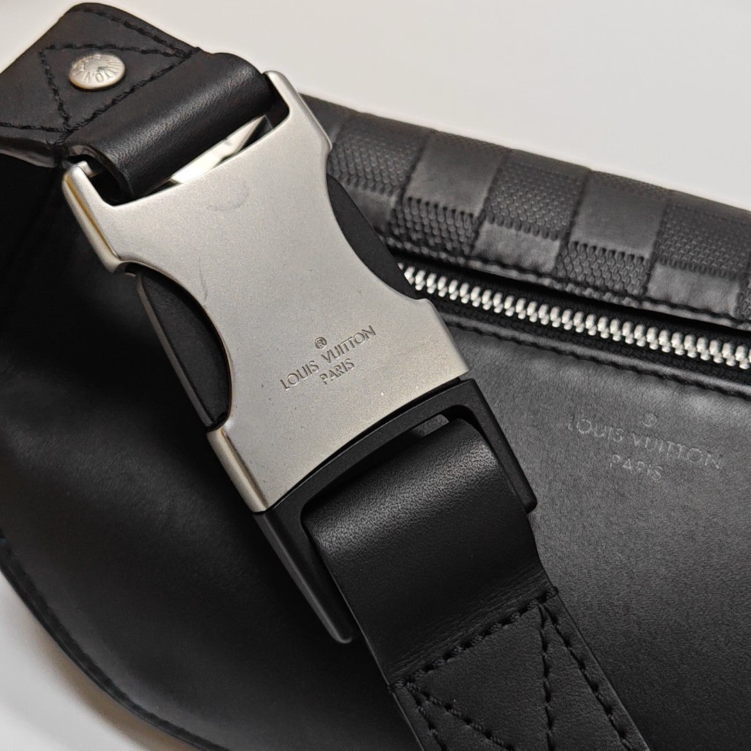 CAMPUS Damier Graphite Calfskin Black