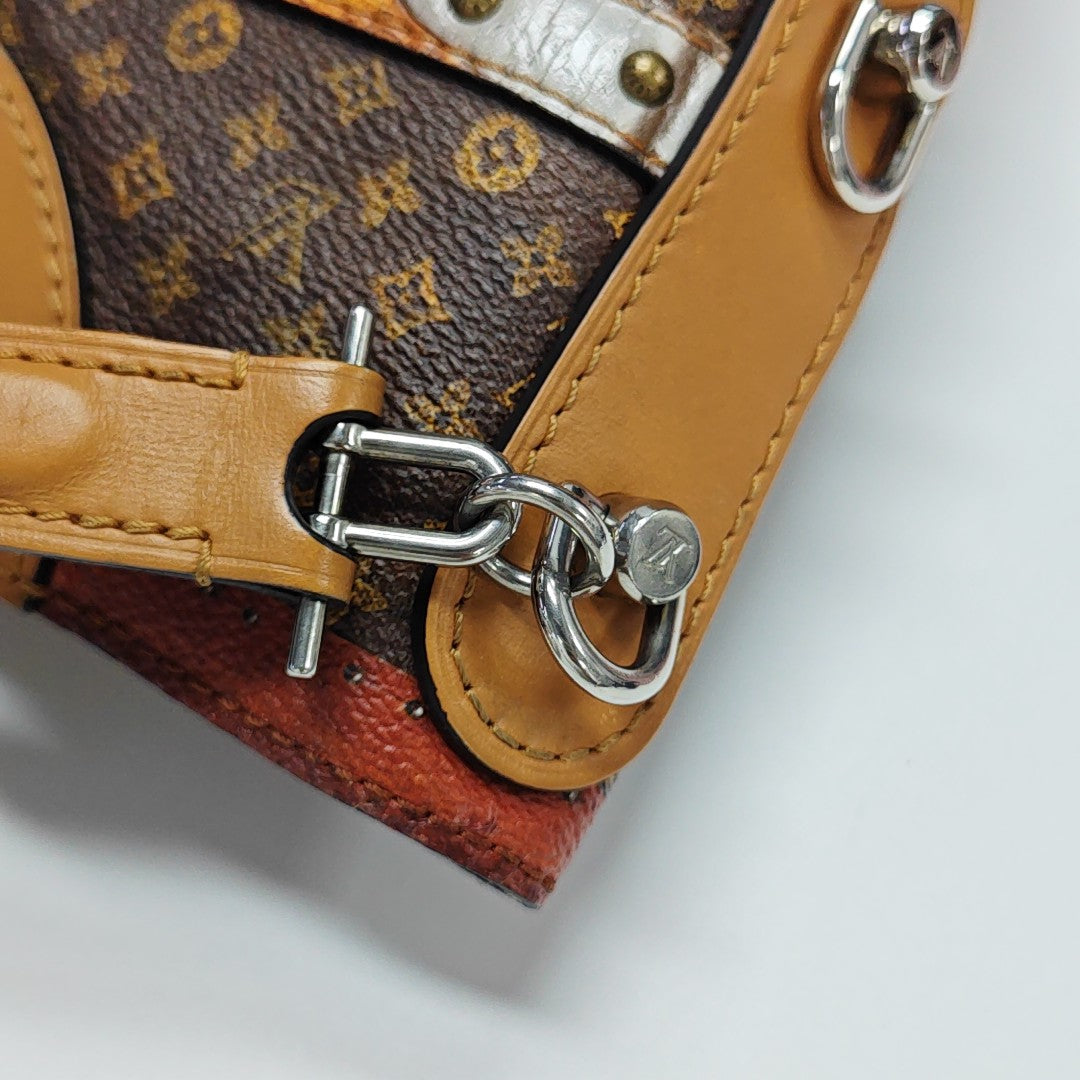 DUFFLE Monogram Coated Canvas Brown