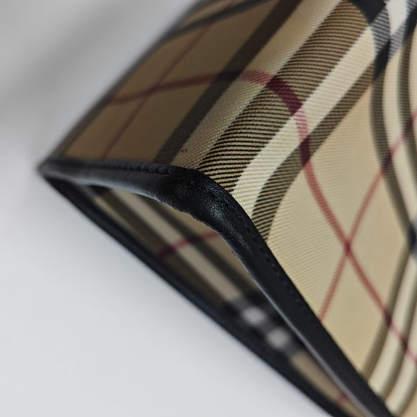 Coated Canvas Top Handle Bag Multicolor