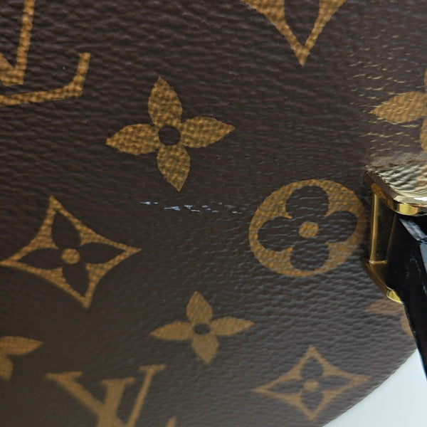 CANNES PM Monogram Coated Canvas Brown