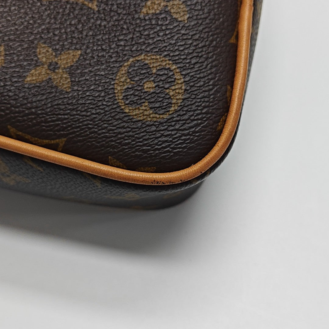 GAME ON Monogram Coated Canvas Brown
